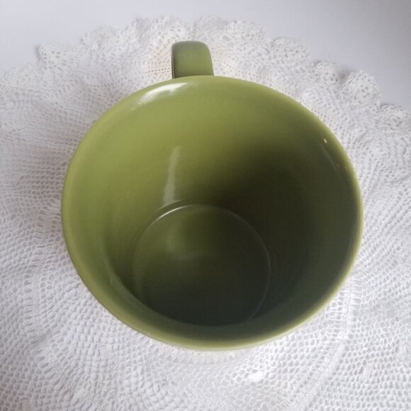 Starbucks Coffee Cup Tazo Green & White Zen Tea Mug 2010 - Picture 5 of 6